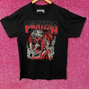 Pantera Cowboys From Hell Devil Smoking Metal Band T-Shirt Large